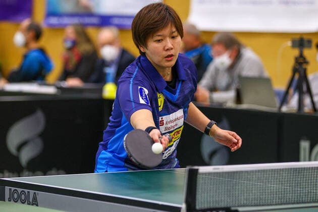 despor 19.12.2020 Tischtennis Damen 1.BL TSV Langstadt - SV Böblingen emspor, emonline, oespor, v.l., Mitsuki Yoshida (SV Böblingen Tischtennis Damen 1.Bundesliga) Foto: Joaquim Ferreira