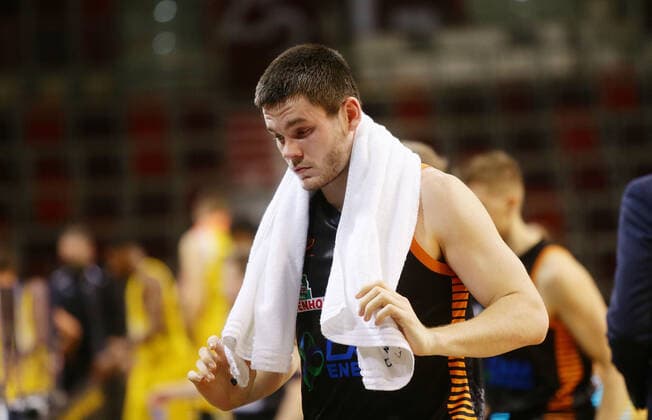 Ludwigsburg , Basketball easyCredit BBL Bundesliga , MHP RIESEN Ludwigsburg vs. Rasta Vechta , Will Vorhees ( Vechta )