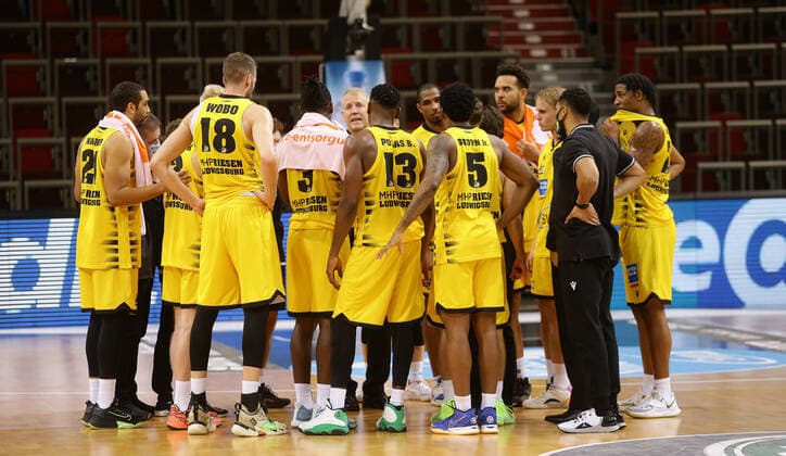 Ludwigsburg , Basketball easyCredit BBL Bundesliga , MHP RIESEN Ludwigsburg vs. Rasta Vechta , Team Ludwigsburg