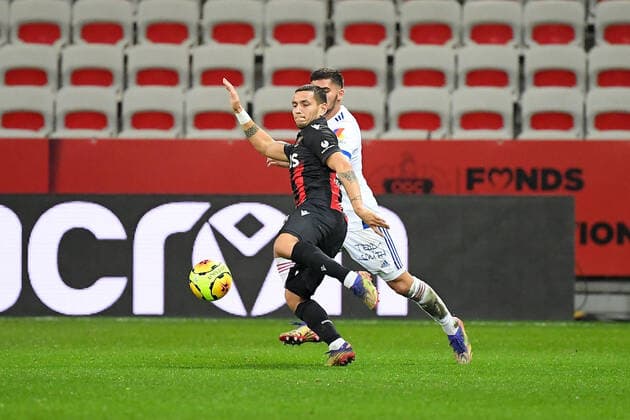 22 RONY LOPES (NICE) FOOTBALL : Nice vs Lyon - Ligue 1 Uber Eats - 19 12 2020 FEP Panoramic 