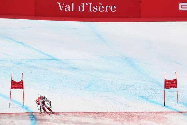 Bilder des Jahres 2020, Sport 12 Dezember Sport Bilder des Tages ALPINE SKIING - FIS WC Val d Isere VAL D ISERE,FRANCE,20.DEC.20 - ALPINE SKIING - FIS World Cup, Super G, ladies. Image shows Ricarda Haaser (AUT). Keywords: finish. GEPAxpictures xPatrickxSteiner