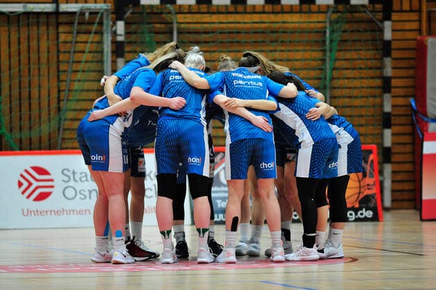 Basketball - DBBL - 08. Spieltag GiroLive Panthers Osnabrück - SNP BasCats USC Heidelberg am 20.12.2020 in der OSC Halle in Osnabrück Team Heidelberg