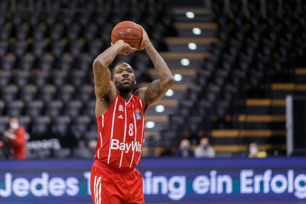 Oldenburg, Niedersachsen, DEU, 20.12.2020, Jalen Reynolds (FC Bayern München). EWE Baskets Oldenburg vs. FC Bayern Muenchen. 1. Basketball-Bundesliga Saison 2020 2021, 7. Spieltag, Grosse EWE Arena. EWE Baskets Oldenburg vs. FC Bayern Muenchen