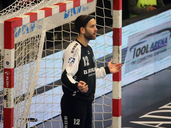 20.12.20 Frisch Auf Göppingen - MT Melsungen Deutschland, Göppingen, 20.12.2020, Handball, Liqui Moly HBL Bundesliga, Frisch Auf Göppingen - MT Melsungen: Silvio Heinevetter (MT Melsungen).