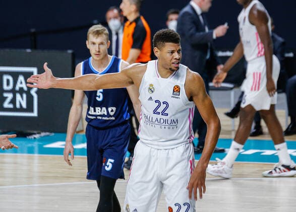 MATCH Jornada 16 Euroleague Masculino Madrid Real Madrid vs Alba Berlin Edy Tavares Madrid Madrid Spain Baloncesto Copyright: xAlbaxPachecox