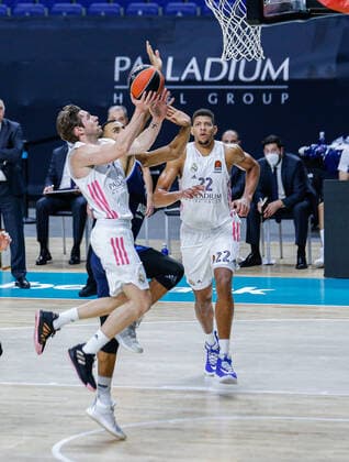MATCH Jornada 16 Euroleague Masculino Madrid Real Madrid vs Alba Berlin Fabien Causeur Madrid Madrid Spain Baloncesto Copyright: xAlbaxPachecox