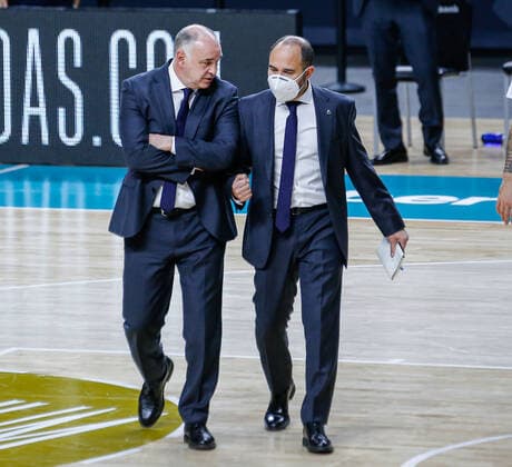 MATCH Jornada 16 Euroleague Masculino Madrid Real Madrid vs Alba Berlin Pablo Laso Chus Mateo Madrid Madrid Spain Baloncesto Copyright: xAlbaxPachecox