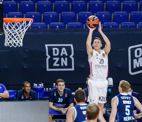MATCH Jornada 16 Euroleague Masculino Madrid Real Madrid vs Alba Berlin Jaycee Carroll Madrid Madrid Spain Copyright: xAlbaxPachecox