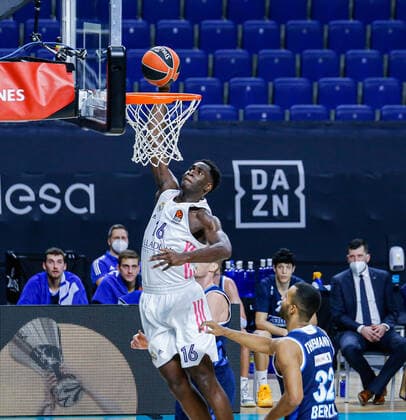 MATCH Jornada 16 Euroleague Masculino Madrid Real Madrid vs Alba Berlin Usman Garuba Madrid Madrid Spain Baloncesto Copyright: xAlbaxPachecox