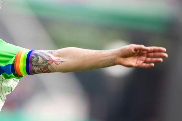 Koeln, Deutschland 19. Mai 2018: Finale DFB Pokal Frauen - 17 18 - VfL Wolfsburg vs. Bayern Muenchen Nilla Fischer (VFL Wolfsburg) Feature Symbol Symbolfoto charakteristisch Detail Finale DFB Pokal Frauen - 17 18 - VfL Wolfsburg vs. Bayern Muenchen