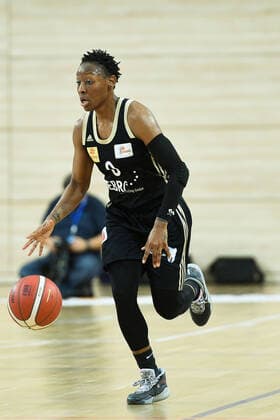 Halle, Deutschland 23. Dezember 2020: 1.BBL - Damen - 2020 2021 - Gisa Lions SV Halle vs. TK Hannover Stephanie Gardner (Hannover) Erdgas Sportarena Sachsen Anhalt Copyright: xFotostandx xxBallaschx
