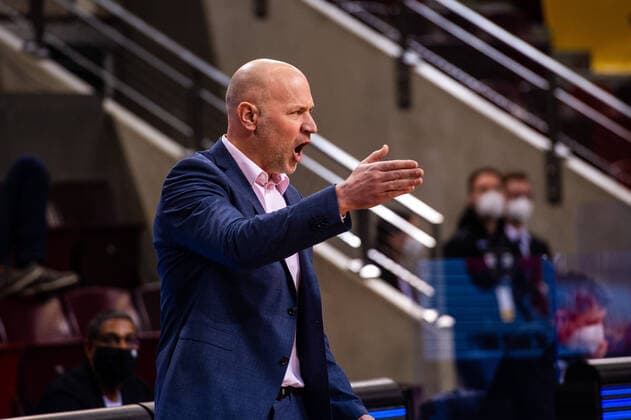 Denis Wucherer (Headcoach s.Oliver Wuerzburg) ; 1. Basketball Bundesliga: MHP RIESEN Ludwigsburg - S.Oliver Wuerzburg am 27.12.2020 in Ludwigsburg (MHPArena), Baden-Wuerttemberg, Deutschland . 27.12.20 Basketball , 27.12.2020, (Deutschland)