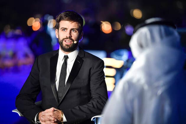 Foto Fabio Ferrari - LaPresse 27 Dicembre 2020 Dubai ( Emirati Arabi ) Dubai Globe Soccer Award 2020 - Dodicesima Edizione. Nella foto: Durante la serata.Pique photo Fabio Ferrari - LaPresse December 27, 20720 Dubai (Unated Arab Emirate) Sport Dubai Globe Soccer Award 2020 - 12th Edition. In the pic: During the evening.Pique  Copyright: xLaPresse xFabioxFerrari FabioxFex