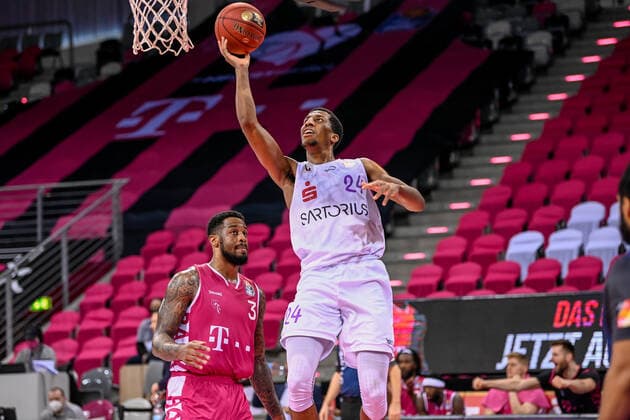 easyCredit BBL, Telekom Baskets Bonn vs. BG Goettingen, 27.12.2020 Aubrey Dawkins (BG Goettingen 24), easyCredit BBL, Telekom Baskets Bonn vs. BG Goettingen am 27.12.2020 im Telekom Dome Bonn, Bonn (Nordrhein-Westfalen) Copyright: xBEAUTIFULxSPORTS Mueller-Laschetx