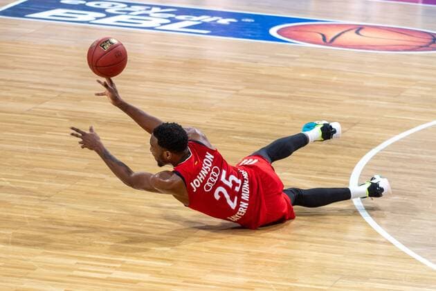 JaJuan Johnson 25 (FC Bayern), FC Bayern Basketball vs. Brose Bamberg, BBL, 27.12.2020 Muenchen Bayern Deutschland