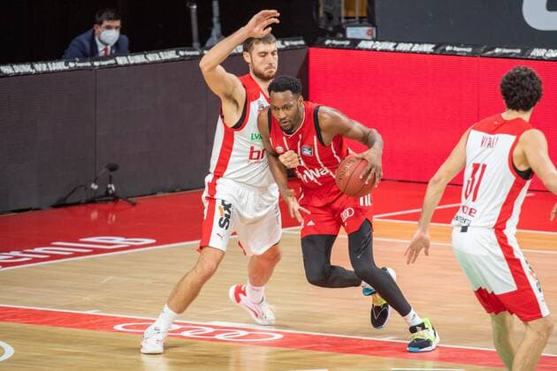 JaJuan Johnson 25 (FC Bayern), FC Bayern Basketball vs. Brose Bamberg, BBL, 27.12.2020 Muenchen Bayern Deutschland