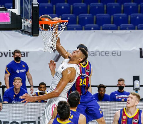 MATCH Jornada 16 Liga Endesa ACB Masculino Madrid Real Madrid vs FC Barcelona, Barca Barca Edy Tavares Madrid Madrid Spain Baloncesto Copyright: xAlbaxPachecox