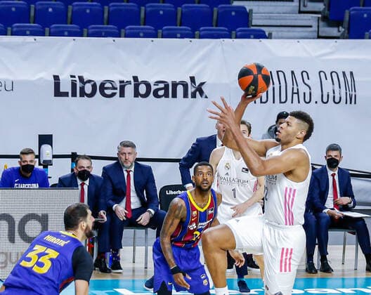 MATCH Jornada 16 Liga Endesa ACB Masculino Madrid Real Madrid vs FC Barcelona, Barca Barca Edy Tavares Madrid Madrid Spain Baloncesto Copyright: xAlbaxPachecox