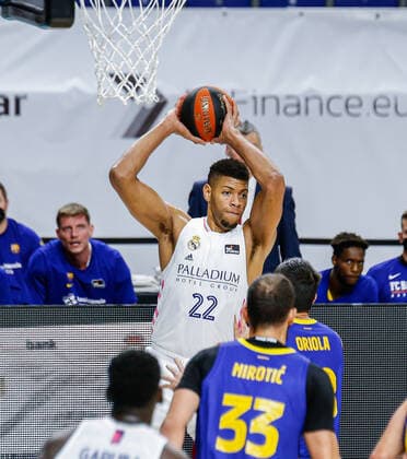 MATCH Jornada 16 Liga Endesa ACB Masculino Madrid Real Madrid vs FC Barcelona, Barca Barca Edy Tavares Madrid Madrid Spain Baloncesto Copyright: xAlbaxPachecox