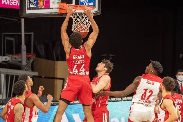 Sasha Grant 44 (FC Bayern), FC Bayern Basketball vs. Brose Bamberg, BBL, 27.12.2020 Muenchen Bayern Deutschland