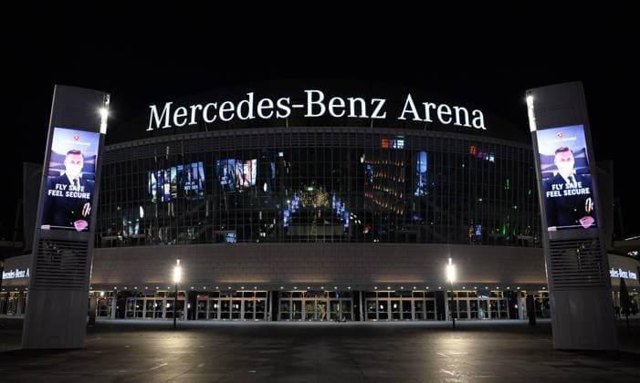 Basketball, Herren, Saison 2020 2021, EuroLeague (17. Spieltag), Alba Berlin - Zalgiris Kaunas, Blick auf die Mercedes-Benz Arena, 29.12. 2020, Copyright: xSebastianxRäppoldx xMatthiasxKox