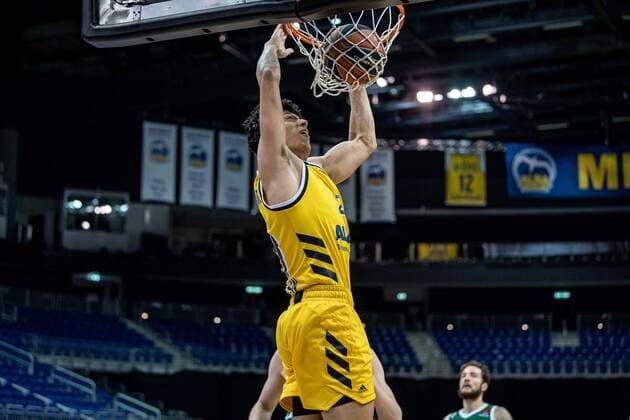 Basketball Berlin 29.12.2020 Saison 2020 2021 Euroleague Regular Season Round 17 Alba Berlin vs Zalgiris Kaunas Simone Fontecchio (Alba Berlin, No.20)