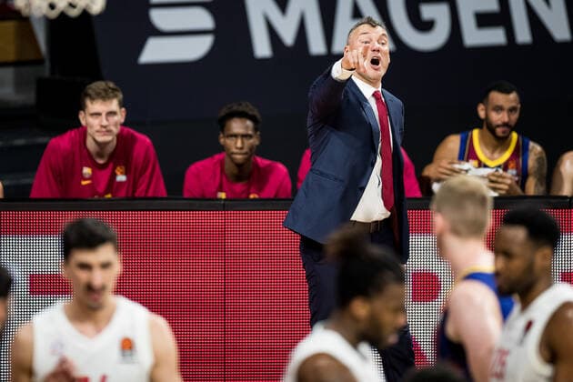 Turkish Airlines EuroLeague; FC Bayern Basketball - FC Barcelona, Barca 30.12.2020 Sarunas Jasikevicius (Trainer FC Barcelona) Turkish Airlines EuroLeague; FC Bayern Basketball - FC Barcelona; Audi Dome, Muenchen (Bayern) Copyright: xBEAUTIFULxSPORTS Wunderlx