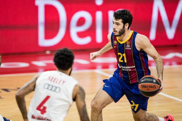 Turkish Airlines EuroLeague; FC Bayern Basketball - FC Barcelona, Barca 30.12.2020 Alex Abrines (FC Barcelona, 21) Turkish Airlines EuroLeague; FC Bayern Basketball - FC Barcelona; Audi Dome, Muenchen (Bayern) Copyright: xBEAUTIFULxSPORTS Wunderlx
