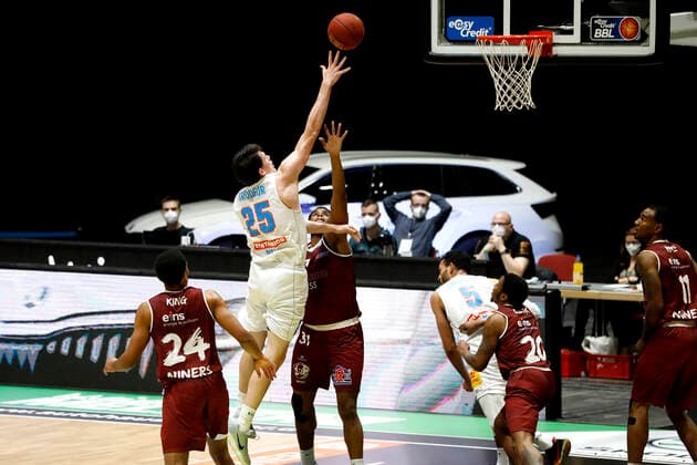 30.12.2020, easyCredit Basketball Bundesliga, BBL, Saison 2020 2021, Herren, Chemnitz Niners - Syntainics MBC A.J. Brodeur, Syntainics MBC Chemnitz Messe Chemnitz Sachsen Germany