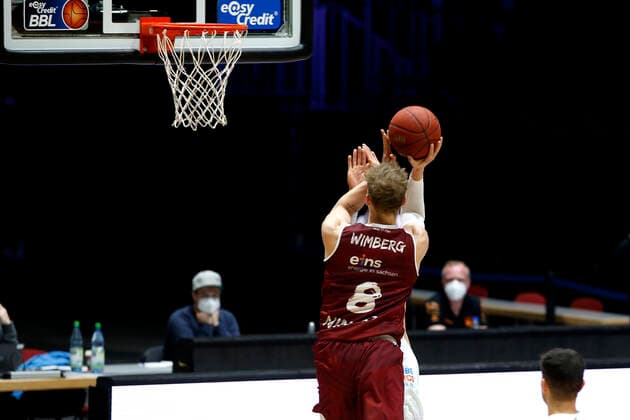 30.12.2020, easyCredit Basketball Bundesliga, BBL, Saison 2020 2021, Herren, Chemnitz Niners - Syntainics MBC Jan Niklas Wimberg, Niners Chemnitz Chemnitz Messe Chemnitz Sachsen Germany