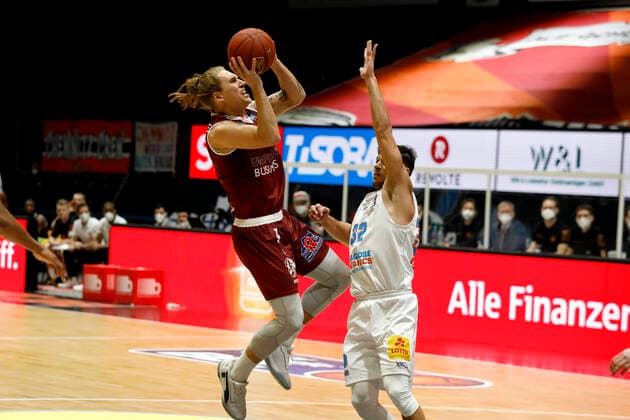 30.12.2020, easyCredit Basketball Bundesliga, BBL, Saison 2020 2021, Herren, Chemnitz Niners - Syntainics MBC Malte Ziegenhagen, Niners Chemnitz Chemnitz Messe Chemnitz Sachsen Germany