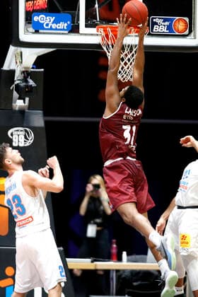 30.12.2020, easyCredit Basketball Bundesliga, BBL, Saison 2020 2021, Herren, Chemnitz Niners - Syntainics MBC Joe Lawson, Niners Chemnitz Chemnitz Messe Chemnitz Sachsen Germany