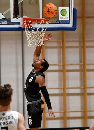02.01.2021 - Basketball - Saison 2020 2021 - 2. Bundesliga Pro-A - 07. Spieltag: Kirchheim Knights - Nürnberg Falcons Basketball Club NBC - - Kyle Mitchel Leufroy (8, Kirchheim Knights )