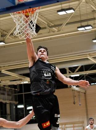 02.01.2021 - Basketball - Saison 2020 2021 - 2. Bundesliga Pro-A - 07. Spieltag: Kirchheim Knights - Nürnberg Falcons Basketball Club NBC - - Maxwell John Mahoney (51, Kirchheim Knights )
