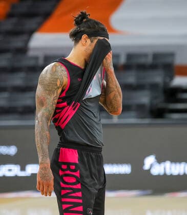 Chris Babb (Bonn) ratiopharm Ulm vs. Telekom Baskets Bonn, Basketball, easyCredit BBL Bundesliga, 11. Spieltag, 02.01.2021 ratiopharm Ulm vs. Telekom Baskets Bonn, easyCredit BBL Bundesliga, 11. Spieltag, 02.01.2021 Neu-Ulm Copyright: xEibner-Pressefotox EP_FAR