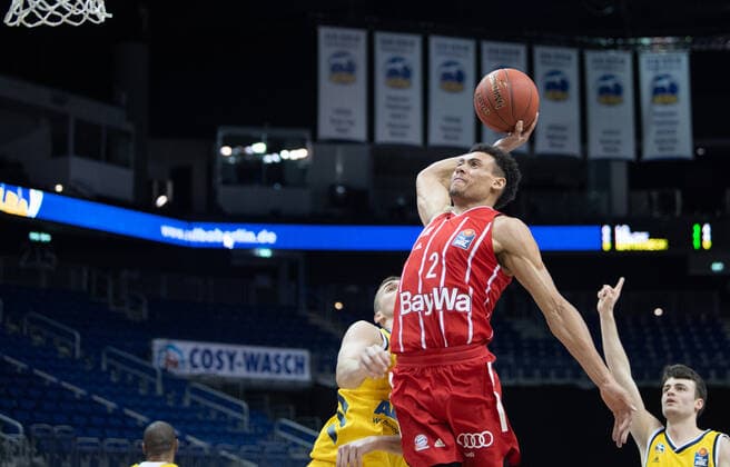 Basketball Berlin 03.01.2021 Saison 2020 2021 easyCredit BBL 1. Bundesliga Alba Berlin vs FC Bayern München Wade Baldwin (2 BAY)