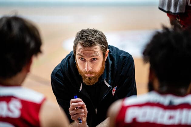 Trainer Johannes Strasser (Rheinstars Köln) waehrend der Saison 2020-21 (Herren) in der Barmer Bundesliga ProB zwischen BSW Sixers und Rheinstars Köln in der Ballsporthalle Sandersdorf am 3. January 2021 in Sandersdorf, Sachsen Anhalt, Deutschland