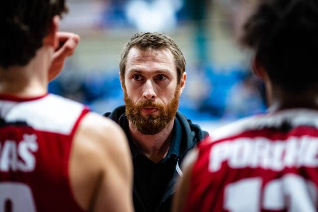 Trainer Johannes Strasser (Rheinstars Köln) waehrend der Saison 2020-21 (Herren) in der Barmer Bundesliga ProB zwischen BSW Sixers und Rheinstars Köln in der Ballsporthalle Sandersdorf am 3. January 2021 in Sandersdorf, Sachsen Anhalt, Deutschland