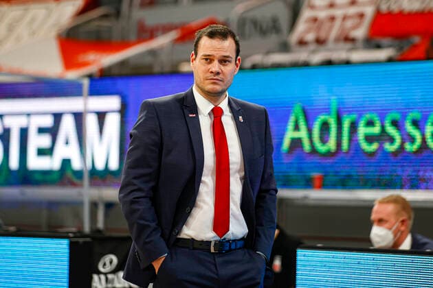 Headcoach Johan Roijakkers (Brose Bamberg) Brose Bamberg - EWE Baskets Oldenburg - easyCredit-BBL - Basketball Bundesliga - Basketball Saison 2020 21 - 11. Spieltag, 03.01.2021 Bamberg, Brose Arena ASV-Autoren-Nummer: 4026335 Copyright: DanielxLöb