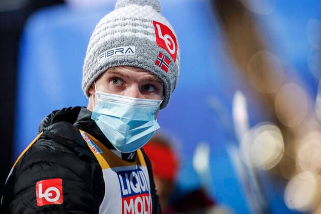 Ski jumping, Skispringen, Ski, nordisch - FIS WC Bischofshofen BISCHOFSHOFEN,AUSTRIA,05.JAN.21 - NORDIC SKIING, SKI JUMPING - FIS World Cup, Four Hills Tournament, large hill, qualification. Image shows Halvor Egner Granerud (NOR). GEPAxpictures xJasminxWalter