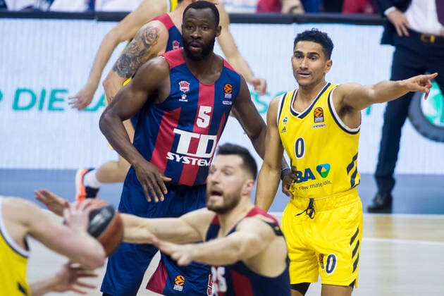 05.01.2021, xfrx, Basketball EuroLeague, Alba Berlin - BASKONIA VITORIA emspor, v.l. Maodo Lo (Alba Berlin) (DFL DFB REGULATIONS PROHIBIT ANY USE OF PHOTOGRAPHS as IMAGE SEQUENCES and or QUASI-VIDEO) Berlin