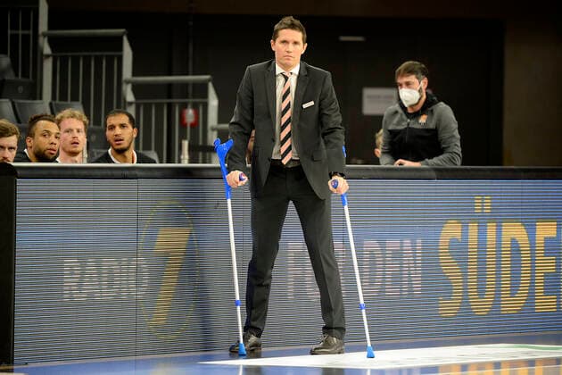 06.01.2021, xemx, Basketball BBL, ratiopharm Ulm - brose Bamberg emspor, v.l. Cheftrainer Jaka Lakovic (ratiopharm Ulm) Ulm