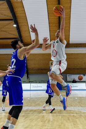 Barmer 2. Basketball Bundesliga ProB, Rheinstars Koeln vs. VfL SparkassenStars Bochum, 06.01.2021 Thomas Michel (RheinStars Koeln 7), Barmer 2. Basketball Bundesliga ProB, Rheinstars Koeln vs. VfL SparkassenStars Bochum am 06.01.2021 in der Basketball Campus Koeln in Koeln (Nordrhein-Westfalen) Copyright: xBEAUTIFULxSPORTS Mueller-Laschetx