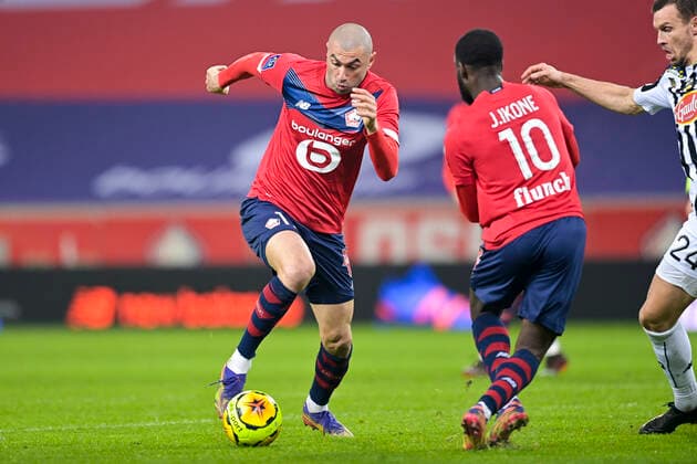 Burak Yilmaz (Losc) FOOTBALL : LOSC vs Angers - Ligue1 Uber eats - 06 01 2021 JBAutissier Panoramic 