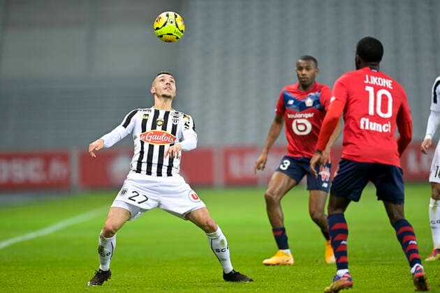 Mathias Pereira Lage (Angers) FOOTBALL : LOSC vs Angers - Ligue1 Uber eats - 06 01 2021 JBAutissier Panoramic 