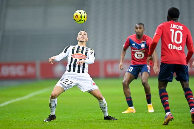 Mathias Pereira Lage (Angers) FOOTBALL : LOSC vs Angers - Ligue1 Uber eats - 06 01 2021 JBAutissier Panoramic 