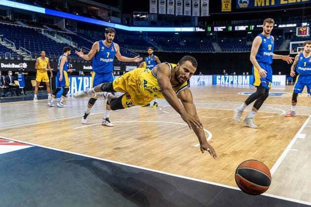 Basketball Berlin 07.01.2021 Saison 2020 2021 Euroleague Regular Season Alba Berlin vs Maccabi Tel Aviv Johannes Thiemann (Alba Berlin, No.32)