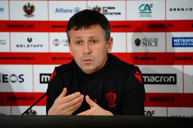 Adrian Ursea (entraineur de l OGC Nice) FOOTBALL : OGC Nice - Presentation de William Saliba - Nice - 08 01 2020 NorbertScanella PanoramiC 