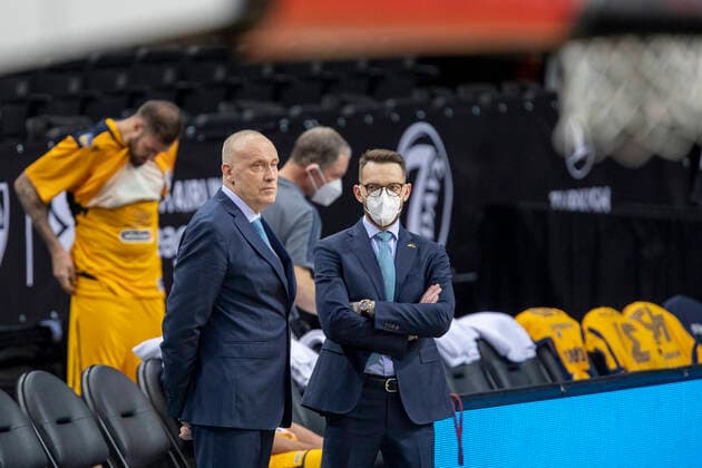 2021-01-08 Kaunas Lithuania. Basketball team Zalgiris Kaunas plays vs Khimki Moscow region Euroleague game at Zalgiris arena in Kaunas on Friday 8 of January 2021. RIMAS KURTINAITIS. Kaunas Lithuania  Copyright: xKarolisxKavolelisx Euroleague basketball
