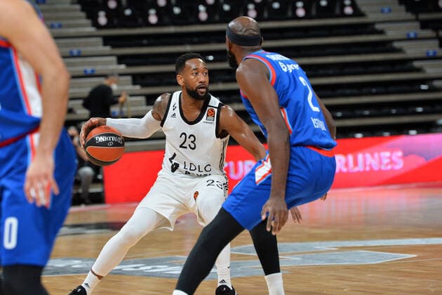 David Lighty (asvel) BASKETBALL : LDLC ASVEL vs Anadolu Efes Istambul - Euroleague - 08 01 2021 FredericChambert Panoramic 